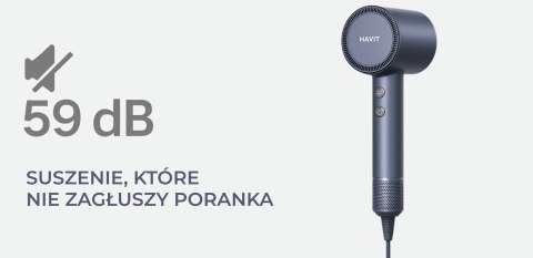 Suszarka do włosów Havit HD202-EU Suszarka do włosów Havit HD202-EU