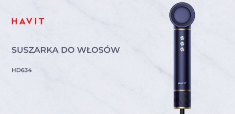 Suszarka do włosów Havit HD634-EU (niebieski) Suszarka do włosów Havit HD634-EU (niebieski)