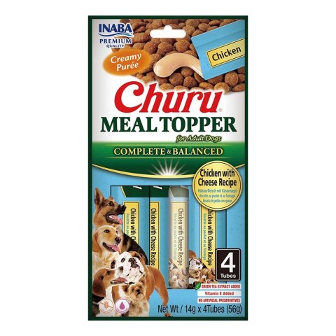 INABA DOG MEAL TOPPER CHICKEN CHEESE 4x14g 56g INABA DOG MEAL TOPPER CHICKEN CHEESE 4x14g 56g