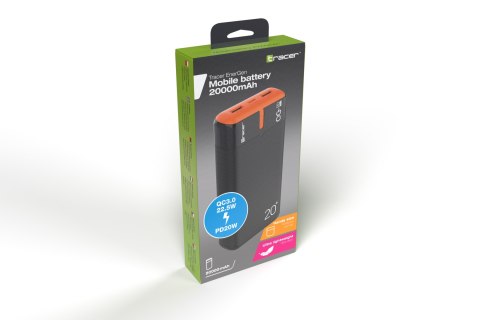 Power bank TRACER EnerGen 20000mAh PD+QC3.0 BO Power bank TRACER EnerGen 20000mAh PD+QC3.0 BO