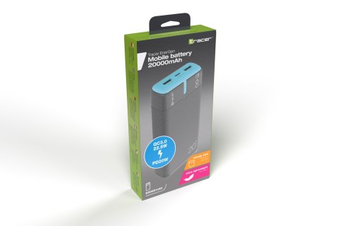 Power bank TRACER EnerGen 20000mAh PD+QC3.0 GB Power bank TRACER EnerGen 20000mAh PD+QC3.0 GB