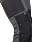 Spodnie robocze Mix&Match, Canvas, wzmocnienia z Cordury, szaro-czarne, rozmiar M