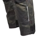Spodnie robocze Mix&Match, Canvas, wzmocnienia z Cordury, zielone moro, rozmiar XXXL