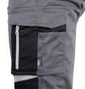 Spodnie robocze Mix&Match, szaro-czarne, rozmiar XXXL