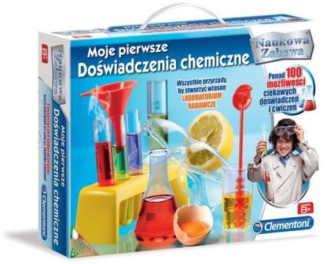 Zestaw naukowy moje pierwsze doświadczenia chemiczne Zestaw naukowy moje pierwsze doświadczenia chemiczne