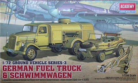 German fuel truck & schwimmwagen German fuel truck & schwimmwagen