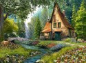 Puzzle 2000 elementów chatka
