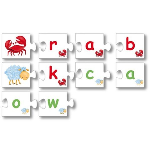 Układanka literka po literce Układanka literka po literce