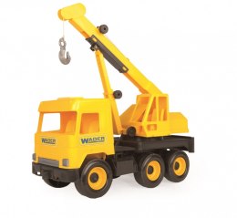 Dźwig żółty 38 cm middle truck w kartonie