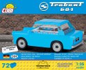 Klocki 72 elementów trabant 601