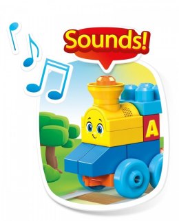 Klocki muzyczny pociąg abc