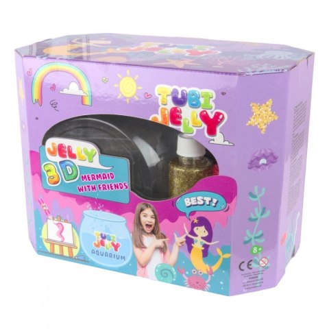 Zestaw tubi jelly 8 kolorów duże akwarium syrenka Zestaw tubi jelly 8 kolorów duże akwarium syrenka
