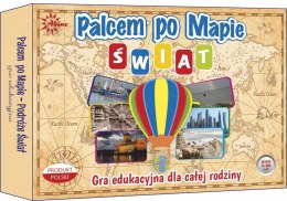 Gra palcem po mapie - Świat