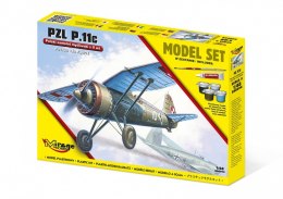 Model plastikowy set samolot p.11c