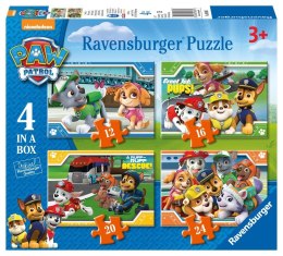 Puzzle 4w1 drużyna psi patrol