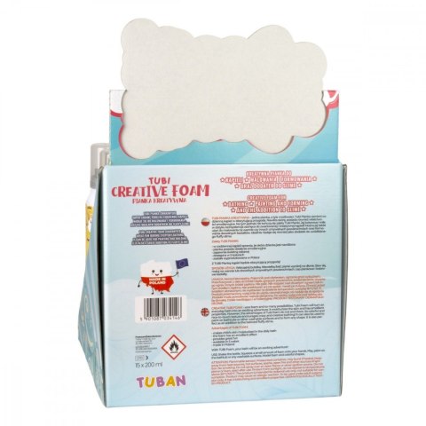 Pianki tubi mix 200 ml display 15 sztuk Pianki tubi mix 200 ml display 15 sztuk