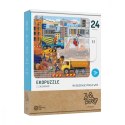 Puzzle 24 elementy na budowie praca wre