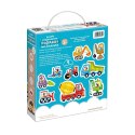 Puzzle progresywne - pojazdy na budowie