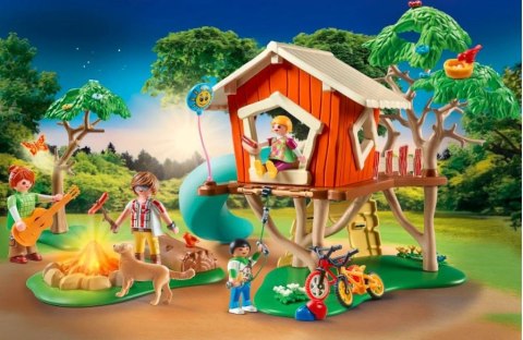 Klocki zestaw z figurkami family fun 71001 domek na drzewie ze zjeżdżalnią Klocki zestaw z figurkami family fun 71001 domek na drzewie ze zjeżdżalnią