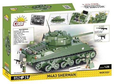 Klocki historical collection wwii m4a3 838 elementów Klocki historical collection wwii m4a3 838 elementów