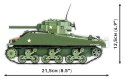 Klocki historical collection wwii m4a3 838 elementów
