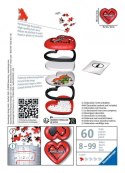 Puzzle 3d 54 elementy minecraft serce