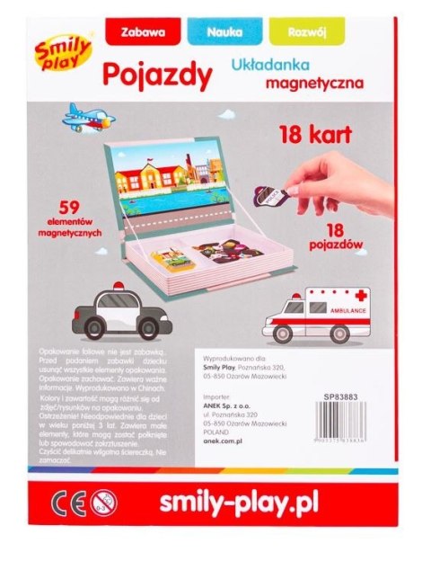 Układanka magnetyczna pojazdy Układanka magnetyczna pojazdy