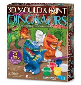 Zestaw kreatywny odlewy gipsowe - dinozaury
