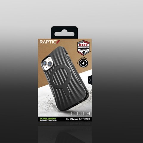 X-Doria Raptic Clutch MagSafe - Biodegradowalne etui iPhone 14 (Drop-Tested 3m) (Black) X-Doria Raptic Clutch MagSafe - Biodegradowalne etui iPhone 14 (Drop-Tested 3m) (Black)