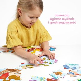 Puzzle 60 elementów magiczne puzzle - syrenki