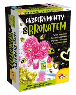 Zestaw naukowy im a genius eksperymenty z brokatem