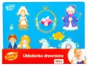 Układanka drewniana kopciuszek