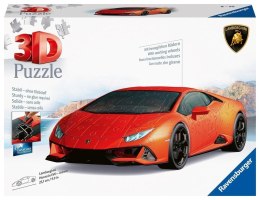 Puzzle 108 elementów 3d pojazdy lamborghini huracan evo arancio