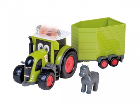 Traktor claas z przyczepą dla konia happy people