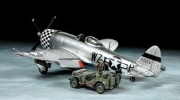 Model plastikowy p-47d thunderbolt bubbletop + 1/4-ton 4x4