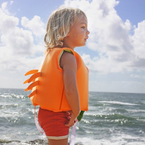 Kamizelka do pływania (1-2 lata) - sonny the sea creature neon orange Kamizelka do pływania (1-2 lata) - sonny the sea creature neon orange