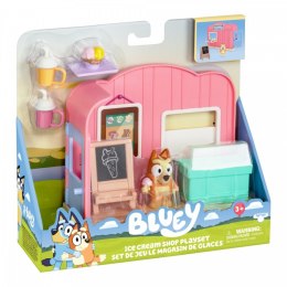Zestaw figurek mini bluey lodziarnia