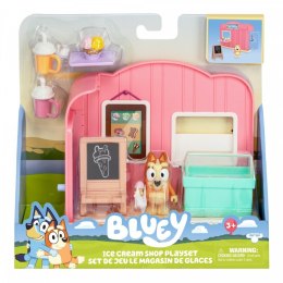 Zestaw figurek mini bluey lodziarnia
