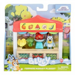 Zestaw figurek mini bluey sklep spożywczy