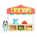 Zestaw figurek mini bluey sklep spożywczy