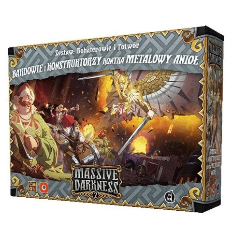 Gra massive darkness 2: bardowie i konstruktorzy kontra metalowy anioł - dodatek
