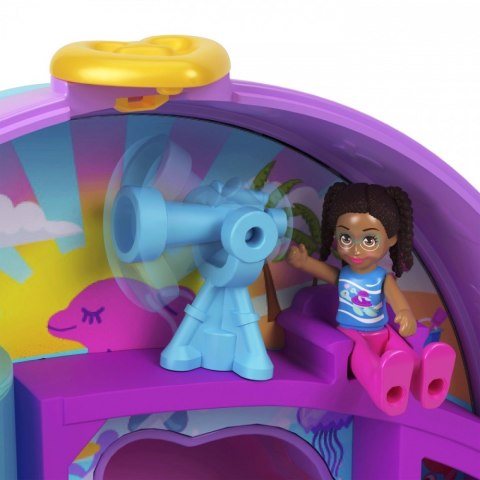 Zestaw figurek polly pocket akwarium delfina zestaw kompaktowy Zestaw figurek polly pocket akwarium delfina zestaw kompaktowy