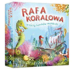 Gra rafa koralowa. wyścig koników morskich