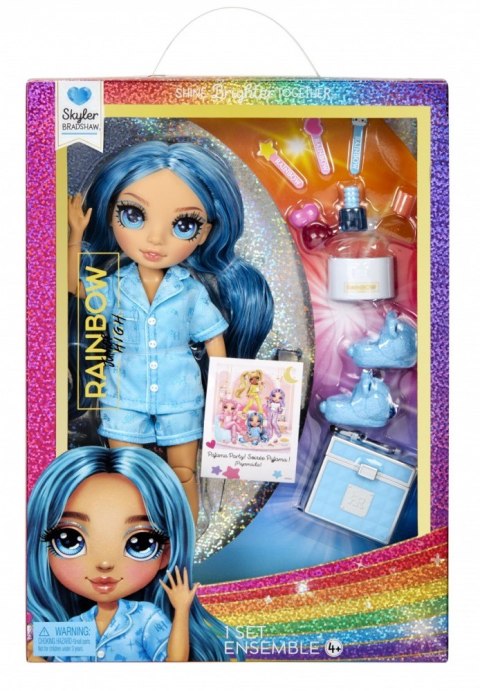 Lalka rainbow high junior pj party, skyler blue Lalka rainbow high junior pj party, skyler blue