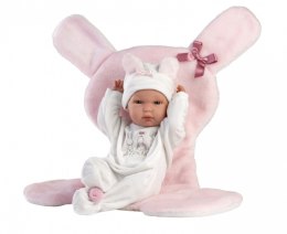 Lalka winylowa bobas 35 cm bimba z różową podusią
