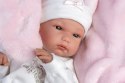 Lalka winylowa bobas 35 cm bimba z różową podusią
