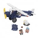 Klocki mini waffle wedel - samolot rwd-13 120 elementów