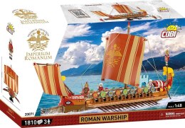 Klocki imperium romanum - okręt wojenny 1810 klocków