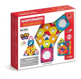 Klocki magnetyczne challenger 30 elementów