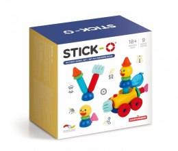 Klocki magnetyczne stick-o mój pierwszy zestaw z kołami 9 elementów